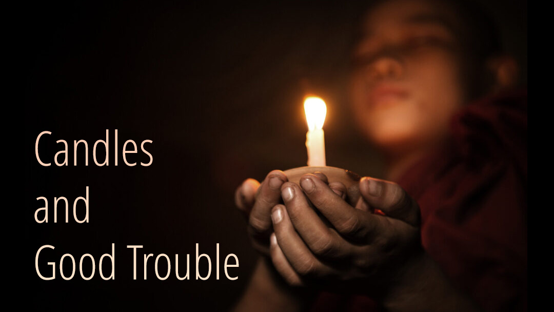 CandlGoodTroub Child with Candle