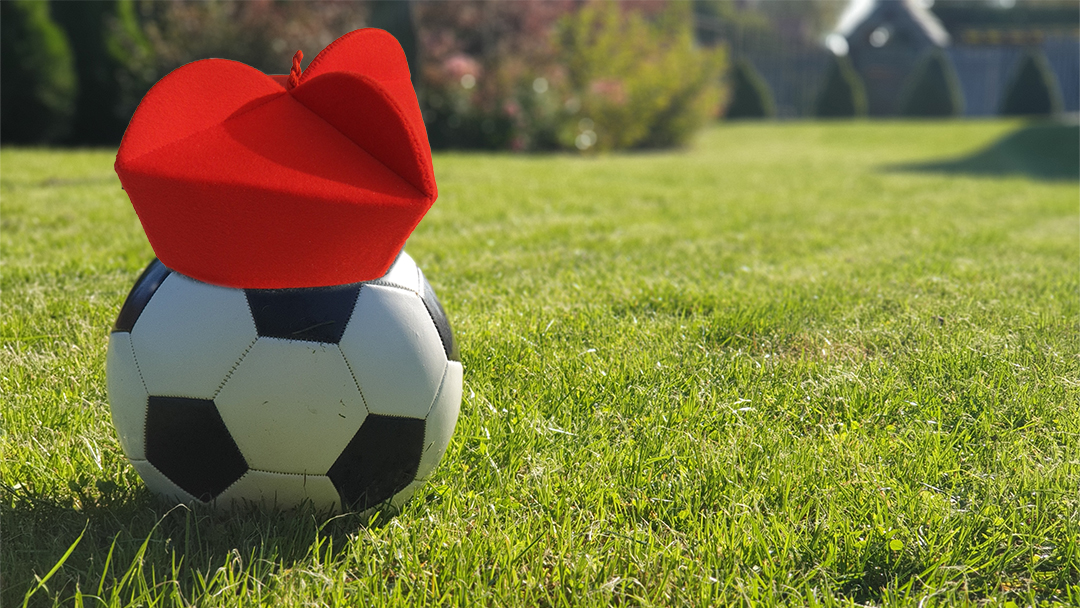BirettaBallgiero-saaski-HPus1oCcOdk-unsplash St. Philip Neri's biretta soccer ball