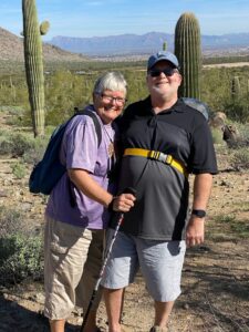 Hiking with Tom